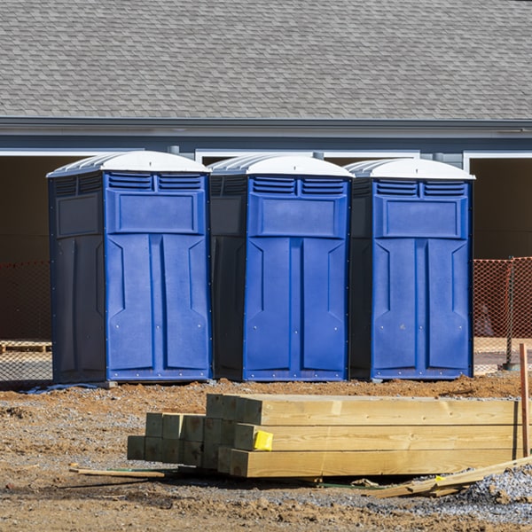 are there any restrictions on where i can place the porta potties during my rental period in Rancho Alegre TX